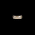 Floral Sterling Silver Band