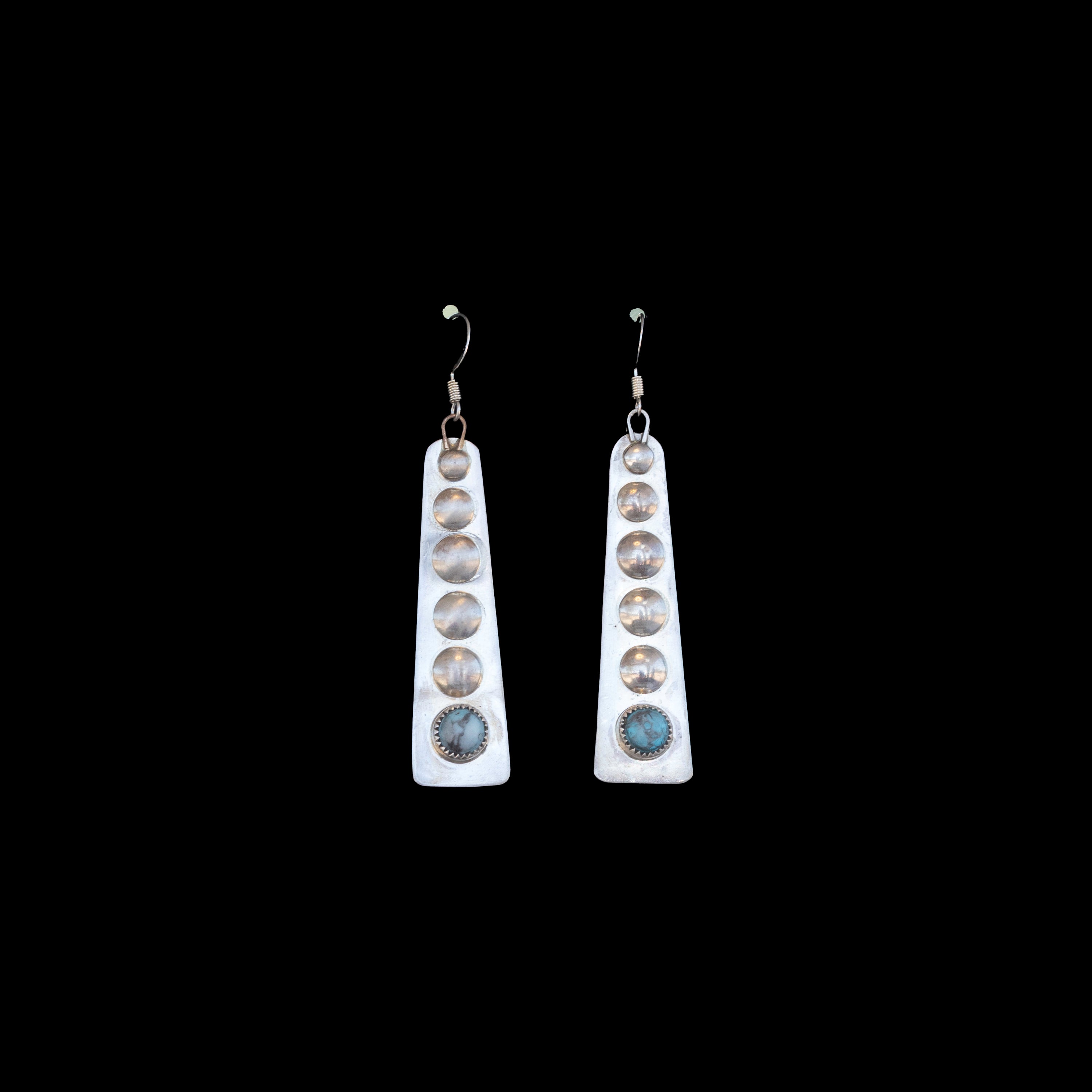 Silver and Turquoise Earrings
