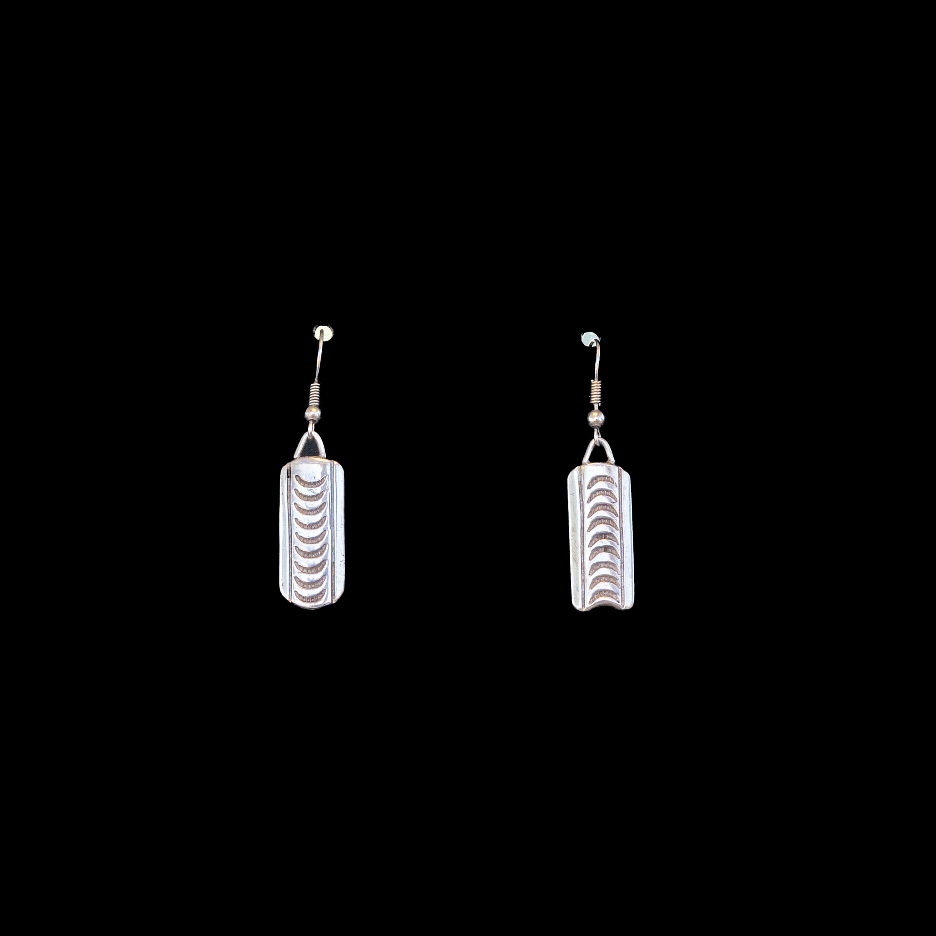 Sterling Silver Navajo Earrings
