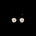 Hand-stamped Sterling Silver Earrings, Navajo