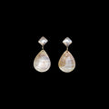Shell teardrop earrings